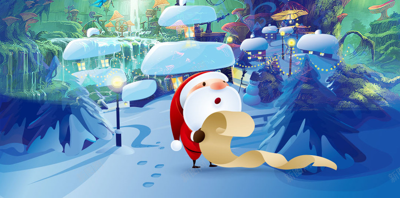 圣诞节魔法森林梦幻雪花精灵圣诞老人H5psd设计背景_新图网 https://ixintu.com 魔法森林 圣诞节 梦幻 森林 雪花 精灵 圣诞 老人 2018