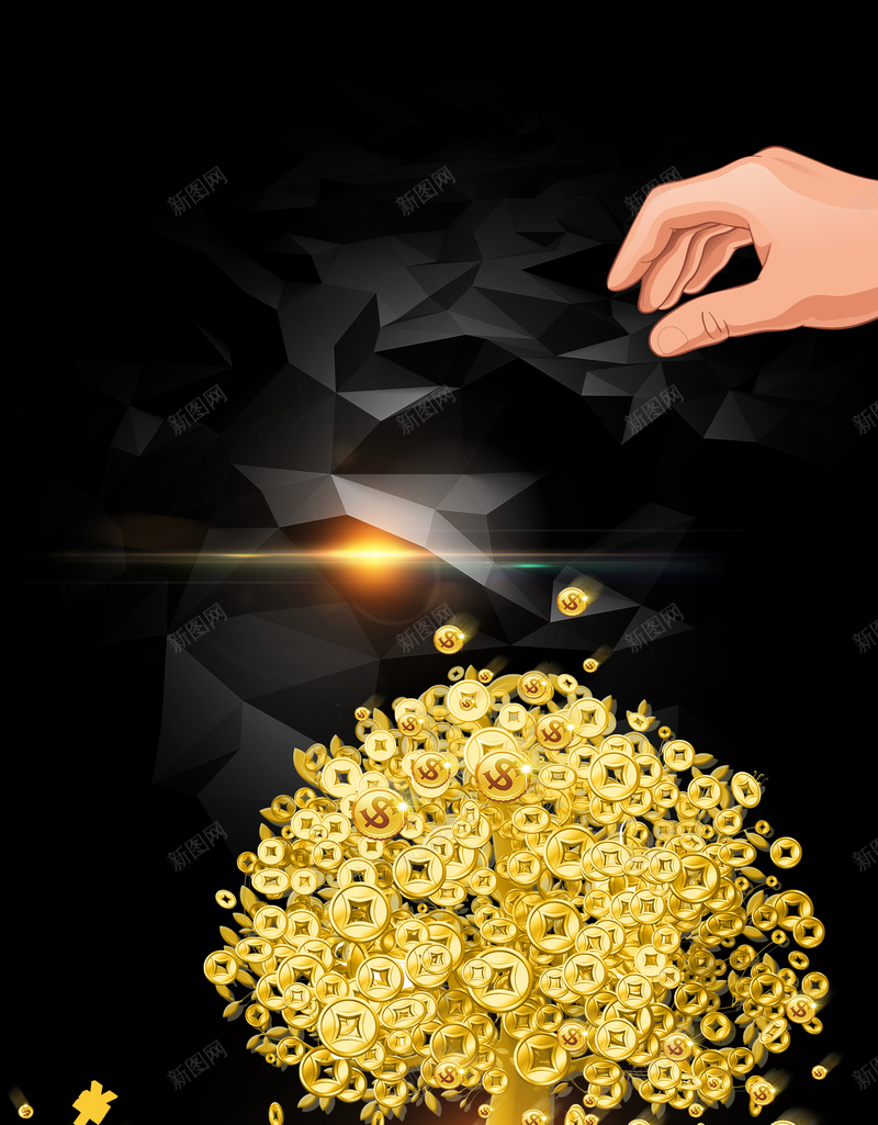 质感金币商务招聘金钱海报背景素材psd设计背景_新图网 https://ixintu.com 质感 金币 商务 招聘 金钱 海报 背景 素材