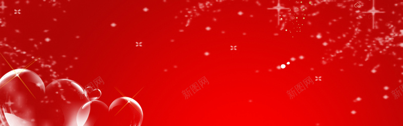 冬天背景bannerpsd设计背景_新图网 https://ixintu.com 海报banner 冬天背景 其他 红色 雪花