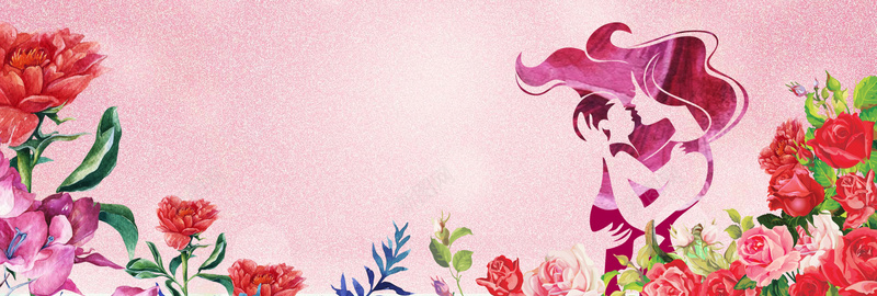 母亲节花朵质感渐变粉bannerpsd设计背景_新图网 https://ixintu.com 母亲节 母亲 妈妈 亲情 节日 温馨 素材 广告 设计 背景 文艺 小清新 简约 质感 剪影 康乃馨