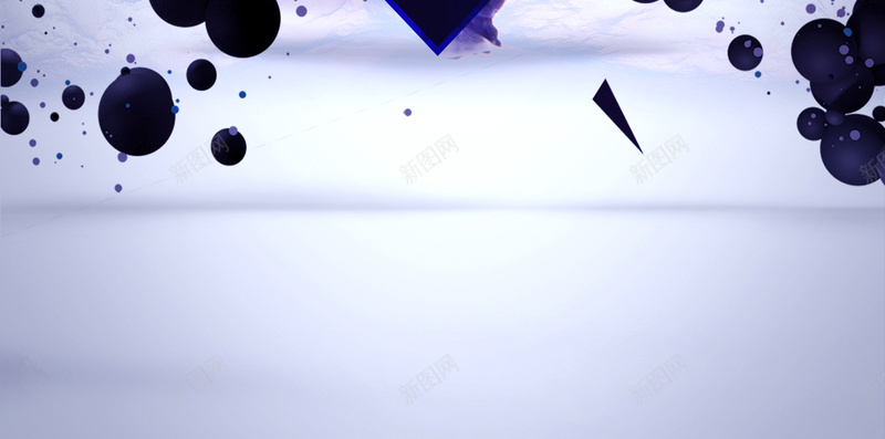扁平几何图形H5背景psd设计背景_新图网 https://ixintu.com 扁平 几何 紫色 图形 烟雾 墨球 酷炫 科幻 几何图形背景 科幻背景