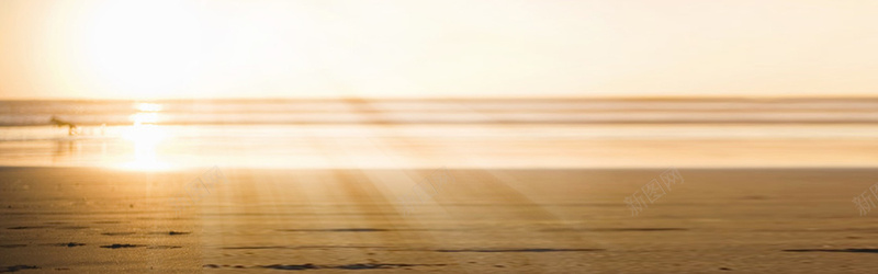 夕阳海滩唯美bannerpsd设计背景_新图网 https://ixintu.com 夕阳 海滩 唯美 banner 阳光 海报banner 大气