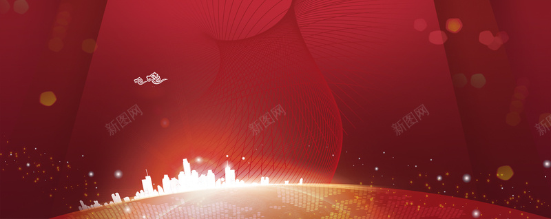2018年会大气房企红色bannerjpg设计背景_新图网 https://ixintu.com 2018年会 企业年会 企业活动 年终盛典 梦想飞翔 企业励志形象 大气企业 励志梦想 公