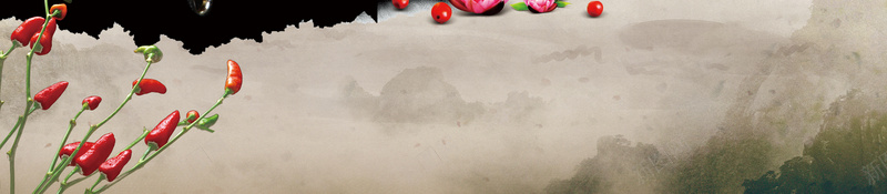 美食海报jpg设计背景_新图网 https://ixintu.com 美食海报 菜单 菜谱 水墨 韩式海报 桃花 麻辣锅 中国风 美食展板 火锅 白色