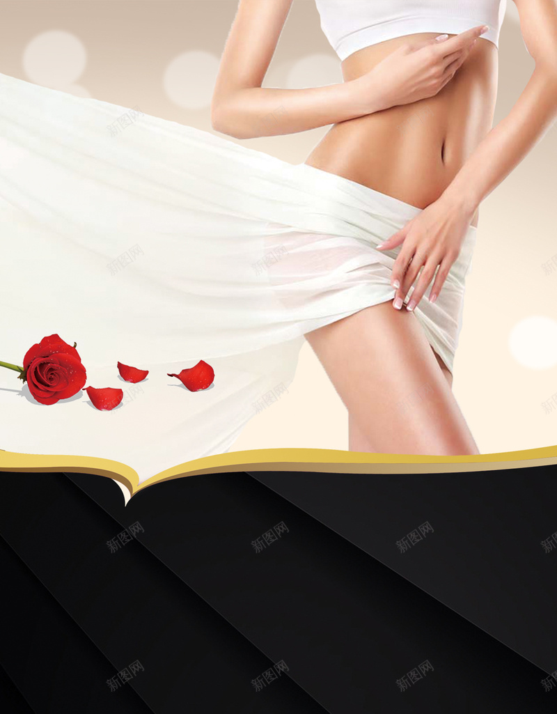 商务美容减肥H5背景psd设计背景_新图网 https://ixintu.com 商务 美容 减肥 美女 苗条 花朵 养生 裙子 美体 减肥背景