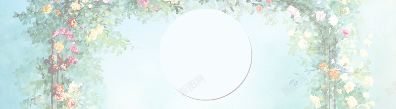 油画花朵背景素材jpg设计背景_新图网 https://ixintu.com 浅蓝 鲜花 缤纷 油画 幸福