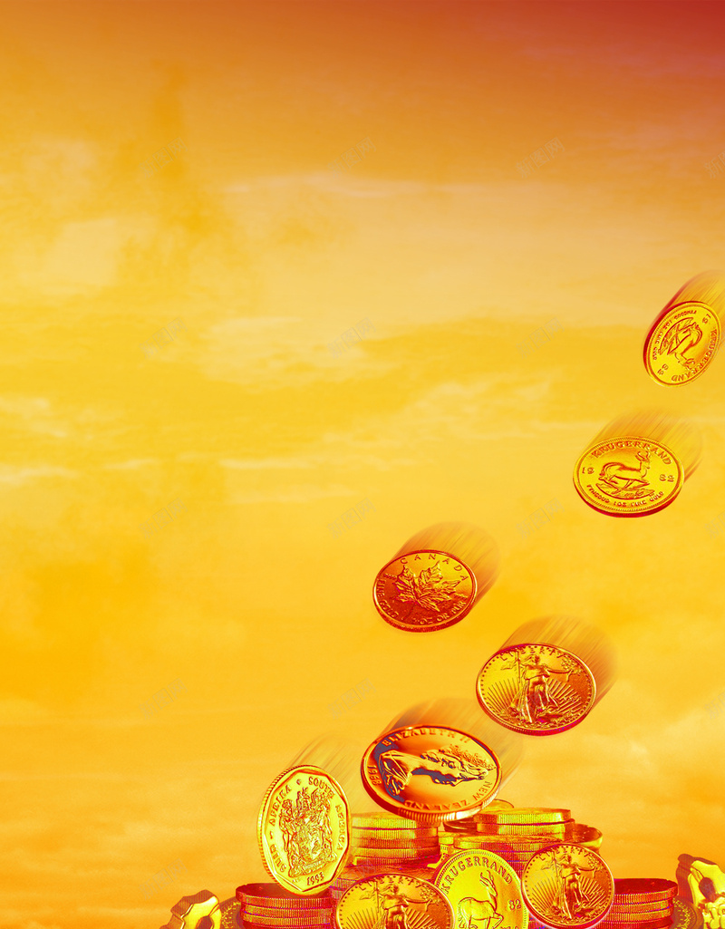 金融财富商务psd分层H5背景psd设计背景_新图网 https://ixintu.com 金融 财富 商务 金币 赚钱 黄色 H5背景 科技 科幻