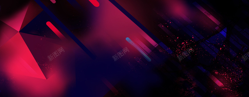 双11大促jpg设计背景_新图网 https://ixintu.com 红色 动感几何 渐变 碎片 海报banner 扁平 几何