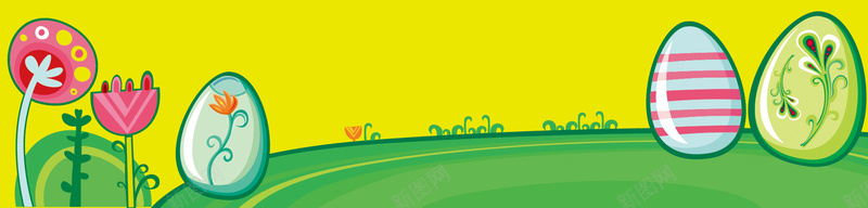 卡通复活节彩蛋背景jpg设计背景_新图网 https://ixintu.com 海报banner 卡通背景 卡通 彩蛋 童趣 手绘