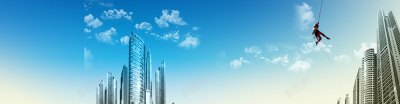 蓝色高档网页BANNER设计jpg设计背景_新图网 https://ixintu.com 海报banner 企业文化素材 时钟 高楼 魔方 以人为根 科技为本 科技 科技感 科技风 高科技 科幻 商务