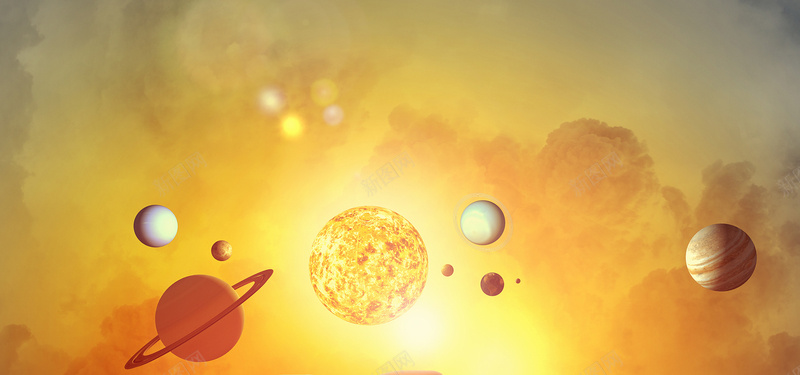 太阳系渐变科幻商务背景jpg设计背景_新图网 https://ixintu.com 太阳系 渐变 科幻 商务 棕色 海报banner 科技