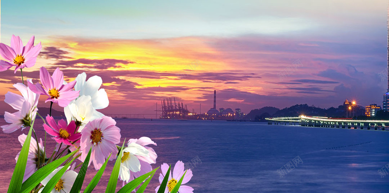 唯美青岛旅行H5背景素材psd设计背景_新图网 https://ixintu.com 唯美 青岛 旅行 旅行社 旅游 蓝天 大海 花卉 折纸飞机 PSD分层 H5背景素材
