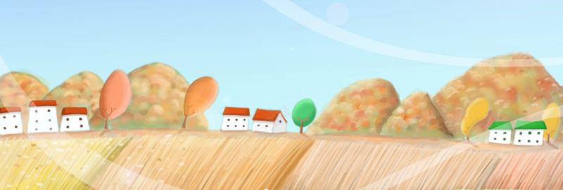 手绘唯美插画banner壁纸psd设计背景_新图网 https://ixintu.com 宣传板 童趣 展板 儿童节 漫画 海报banner 卡通 手绘