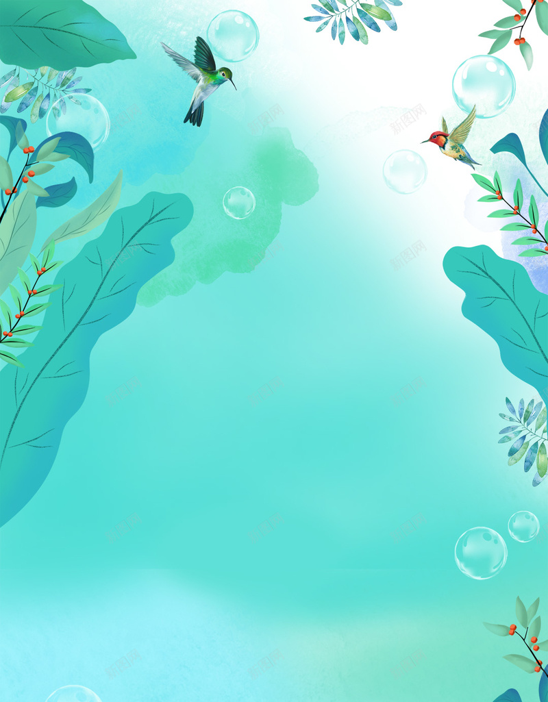 春天出游季手绘文艺绿色枝叶小鸟H5背景psd设计背景_新图网 https://ixintu.com 春天 出游季 手绘 文艺 绿色 枝叶 小鸟 H5背景