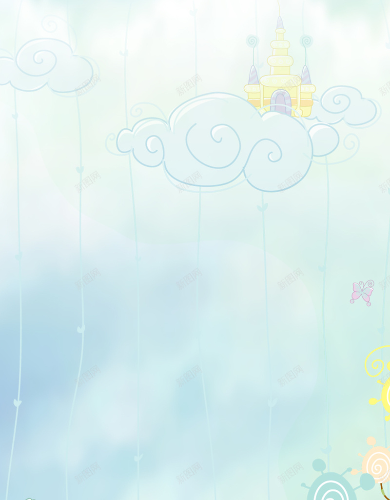 蓝色清新卡通儿童节手绘背景素材psd设计背景_新图网 https://ixintu.com 儿童节 卡通 手绘 清新 蓝色 背景 素材 渐变