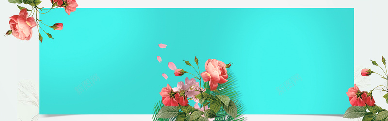 春季清新女装淘宝海报背景psd设计背景_新图网 https://ixintu.com 春季上新 春暖花开 春天 春季 清新 女装活动 淘宝 约惠春天 春女装 印花