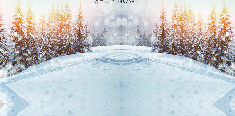 冬季特惠促销H5背景jpg设计背景_新图网 https://ixintu.com 冬季 下雪 鹿 银装素裹 促销 中国风
