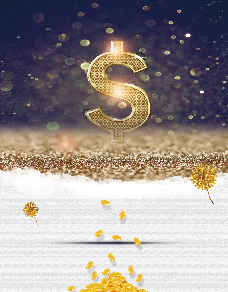 创意大气金币投资理财背景素材jpg设计背景_新图网 https://ixintu.com 投资海报 投资理财 贷款融资 金融商务海报 信贷 金融理财 钱币 借贷 贷款 融资 金融 小额贷款
