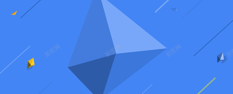 扁平化背景jpg设计背景_新图网 https://ixintu.com 蓝色 扁平化 几何 梦幻 背景 海报banner 扁平 渐变