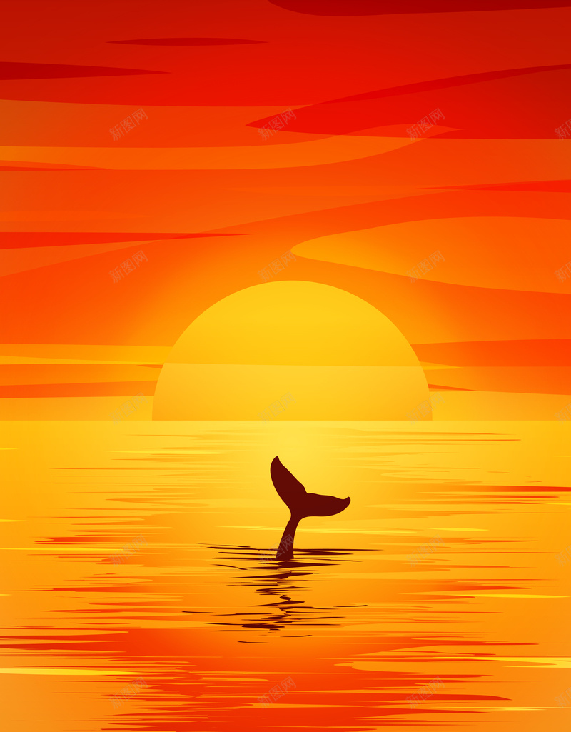 卡通黄金夏日夕阳海洋背景素材eps设计背景_新图网 https://ixintu.com 卡通 夏日 夕阳 海洋 黄金 背景 素材 唯美