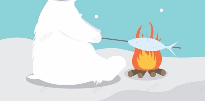 蓝色简约文艺卡通手绘户外冬季下雪场景设计jpg设计背景_新图网 https://ixintu.com 下雪 冬季 动漫雪景 卡通 场景 户外 手绘 文艺 火焰 白熊 简约 蓝色 设计