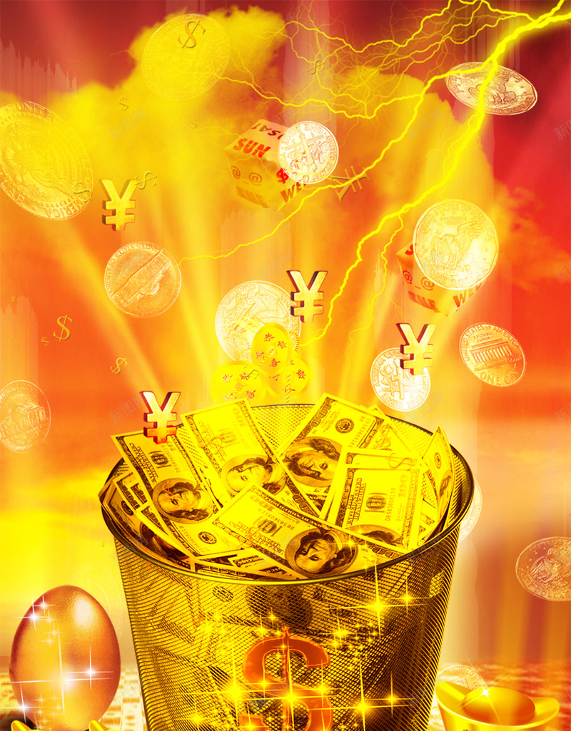 金融投资背景素材jpg设计背景_新图网 https://ixintu.com 投资素材 理财 融资 金融 银行 地产 金元宝 金蛋 美元 金币 背景 海报