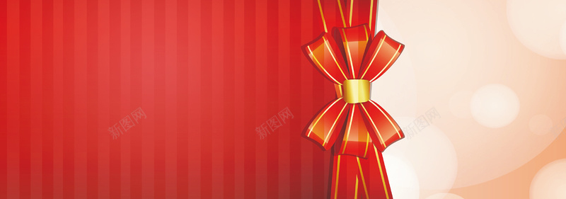红色蝴蝶结背景psd设计背景_新图网 https://ixintu.com 海报banner 彩带 折扣 红色 券 优惠 文艺 小清新 简约