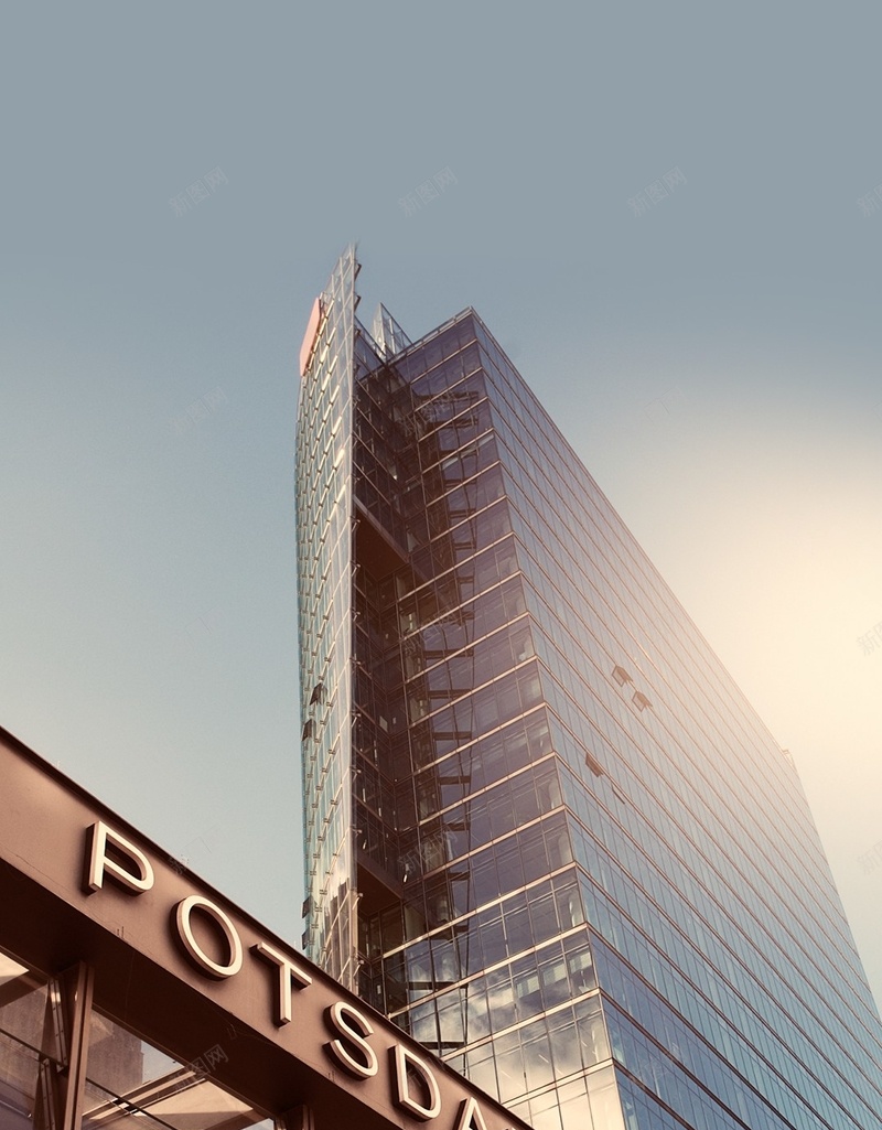 城市建筑风景唯美H5背景jpg设计背景_新图网 https://ixintu.com 天空 建筑 渐变 蓝色 摄影 H5 h5 风景