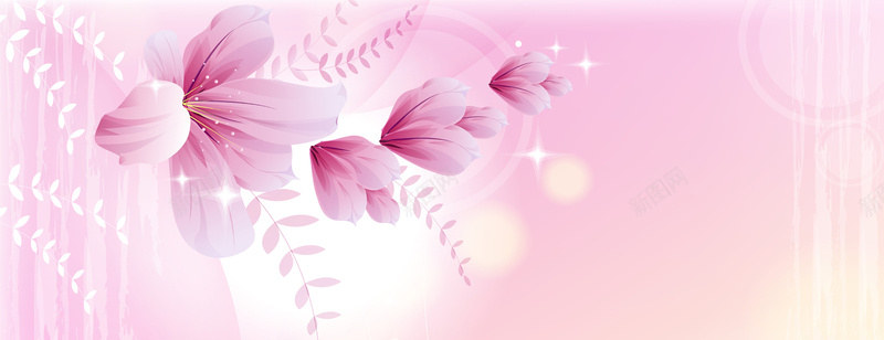 梦幻粉紫花朵背景jpg设计背景_新图网 https://ixintu.com 唯美 梦幻 浪漫 粉紫 花朵 淘宝背景图 海报 光效 海报banner