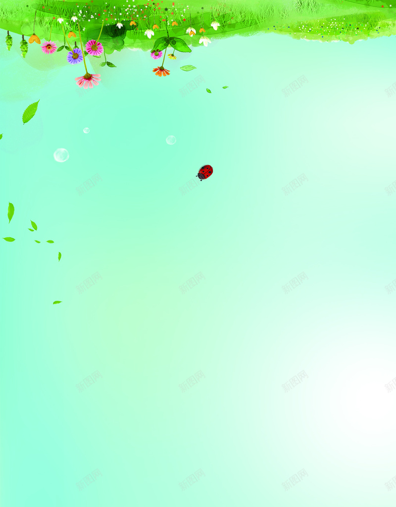 简单绿色5H背景psd设计背景_新图网 https://ixintu.com 小清新 绿色 背景 草地 蝴蝶 5H 文艺 简约