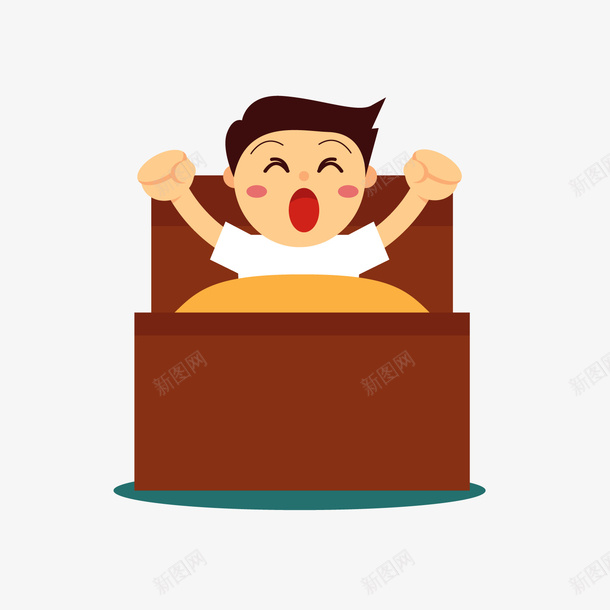 伸懒腰起床PNG下载png免抠素材_新图网 https://ixintu.com 人物介绍 人物插画 伸懒腰 伸腰 卡通人物 矢量人物 起床