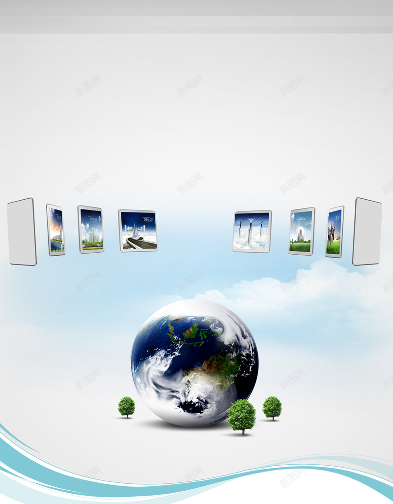 商务科技地球互联网印刷背景psd设计背景_新图网 https://ixintu.com 互联网 商务 地球 科技 绿色 印刷背景 科技感 科技风 高科技 白色 科幻