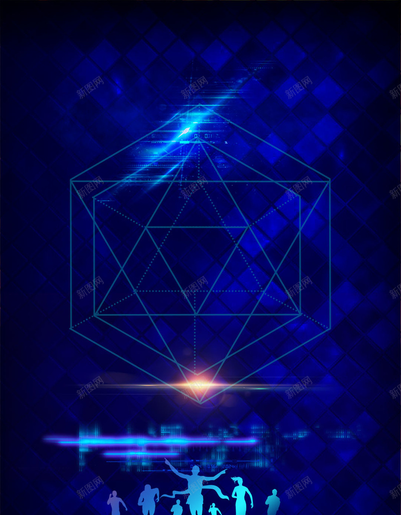 蓝色科幻人物多维企业H5背景素材psd设计背景_新图网 https://ixintu.com 人物 多维 科幻 科技 蓝色 科幻PSD分层H5背景素材 企业H5背景素材 商务