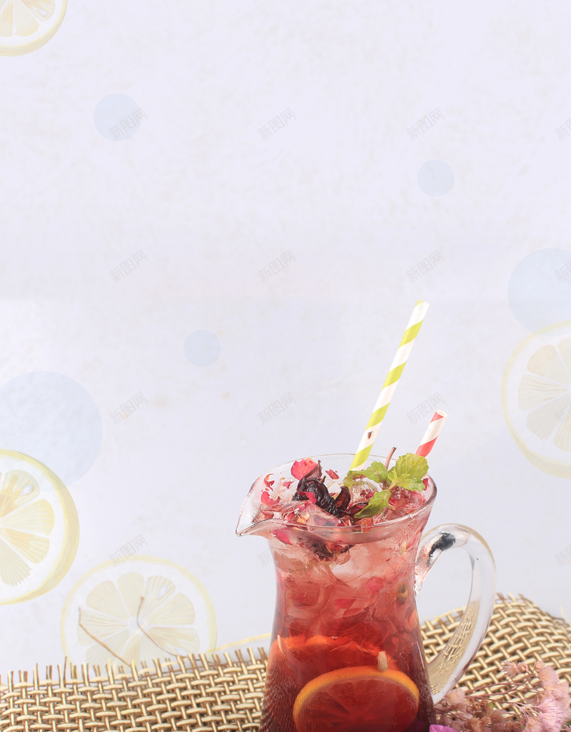 简约时尚自制水果饮料背景素材psd设计背景_新图网 https://ixintu.com 自制美食 吃货 甜点 美食 食物 养颜水果茶海报 甜品 吃的 水果 美食菜谱 美味 下午茶 花果
