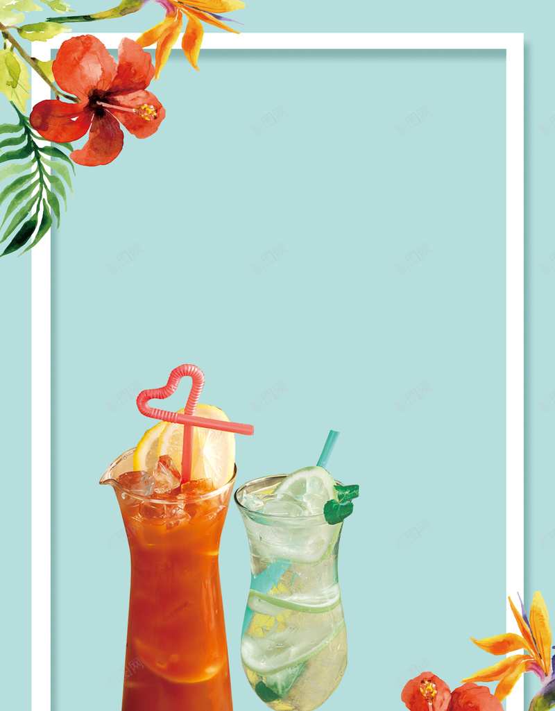 绿色清新果汁饮品海报背景素材psd设计背景_新图网 https://ixintu.com 蔬菜水果 果汁 果蔬 饮品 饮料 果蔬饮品 甜品饮品 夏季饮品 减肥 营养 食疗 维生素 时尚饮品