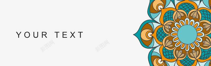 时尚大气图案设计背景bannerjpg设计背景_新图网 https://ixintu.com 海报banner 卡通 手绘 潮流 童趣 图案设计背景 复古花纹背景banner