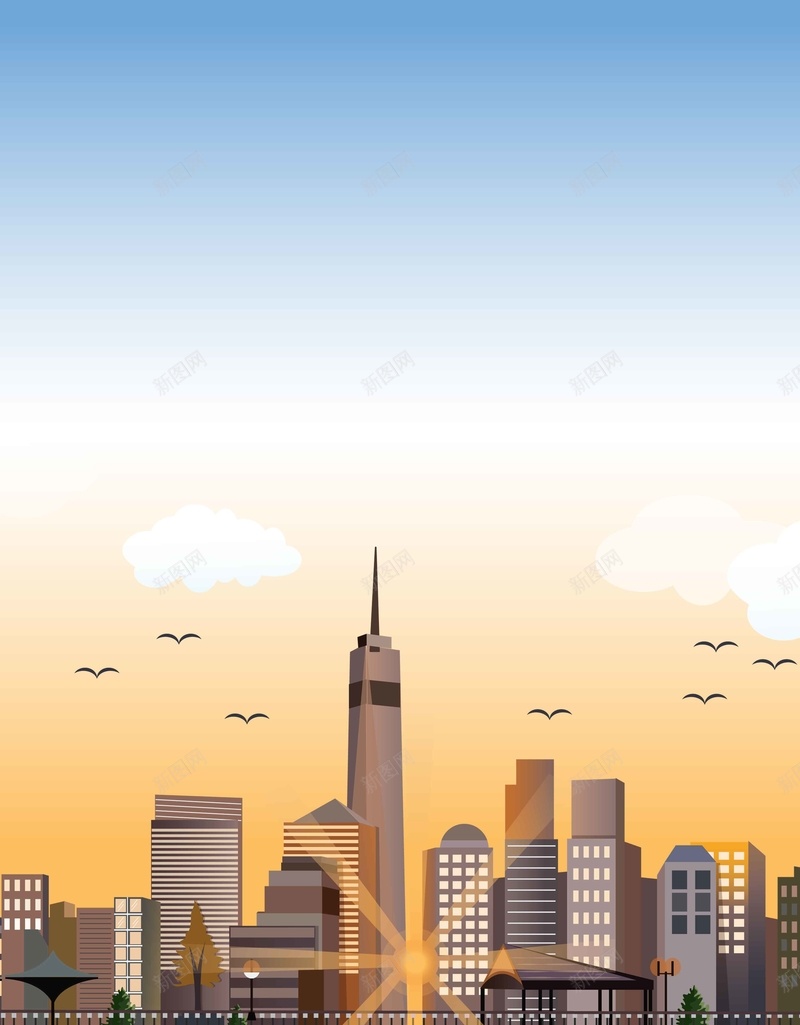 大气炫彩城市简约背景jpg设计背景_新图网 https://ixintu.com 城市 大气 建筑 炫彩 都市 高楼 楼盘 招商 商城 房地产 简约背景