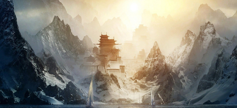 高山庭海报素材jpg设计背景_新图网 https://ixintu.com 淘宝海报 天猫海报 海报素材 男装 女装 活动背景 山水画 高山 海报banner 摄影 风景