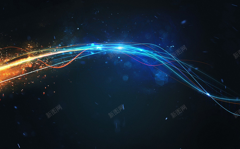曲线蓝色光深色背景jpg设计背景_新图网 https://ixintu.com 曲线 蓝色 光 活泼活泼 科技 科幻 商务