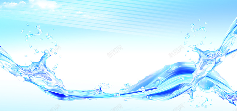 水纹背景背景bannerpsd设计背景_新图网 https://ixintu.com 海报banner 扁平 渐变 几何 水纹背景水花
