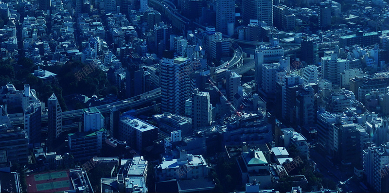 唯美摄影高清H5背景jpg设计背景_新图网 https://ixintu.com 建筑群 天空 渐变 蓝色 光点 H5 h5 摄影 风景