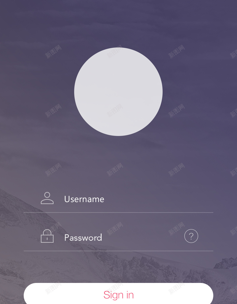 简约APP登录页面psd源文件免费下载psd设计背景_新图网 https://ixintu.com 简约 psd app app登录 源文件 登录页面 简介 文艺 小清新