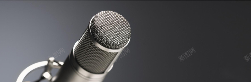 话筒背景jpg设计背景_新图网 https://ixintu.com 灰色背景 话筒 海报banner 音乐话筒背景