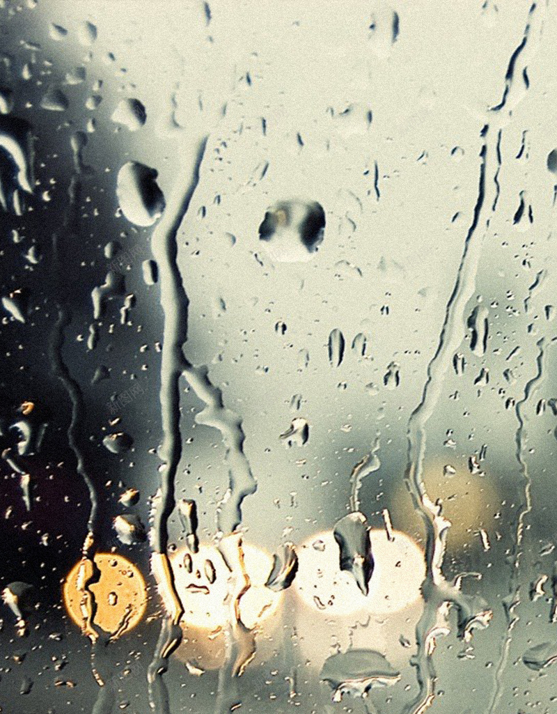 雨水H5背景jpg设计背景_新图网 https://ixintu.com 朦胧 玻璃 窗台 雨水 H5背景 H5 h5