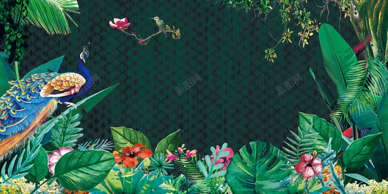 创意新式科技房地产psd设计背景_新图网 https://ixintu.com 简约风 创意 地产 景点 科技 扁平 房地产 蓝色 鸽子 山水风景 自然 森林 孔雀 海报