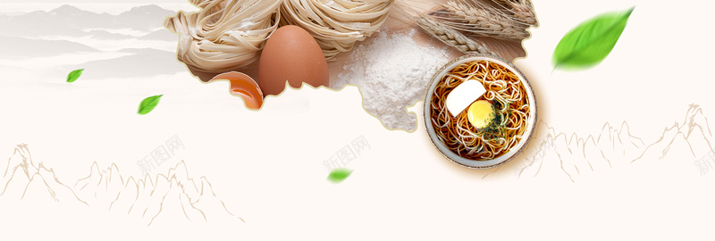 面点美食上新淡雅浅色bannerpsd设计背景_新图网 https://ixintu.com 吃货来啦 美食促销 吃货节 吃货 美食 零食 美味 小吃 早餐 正餐 西餐 西点 餐饮 美食海报 卡