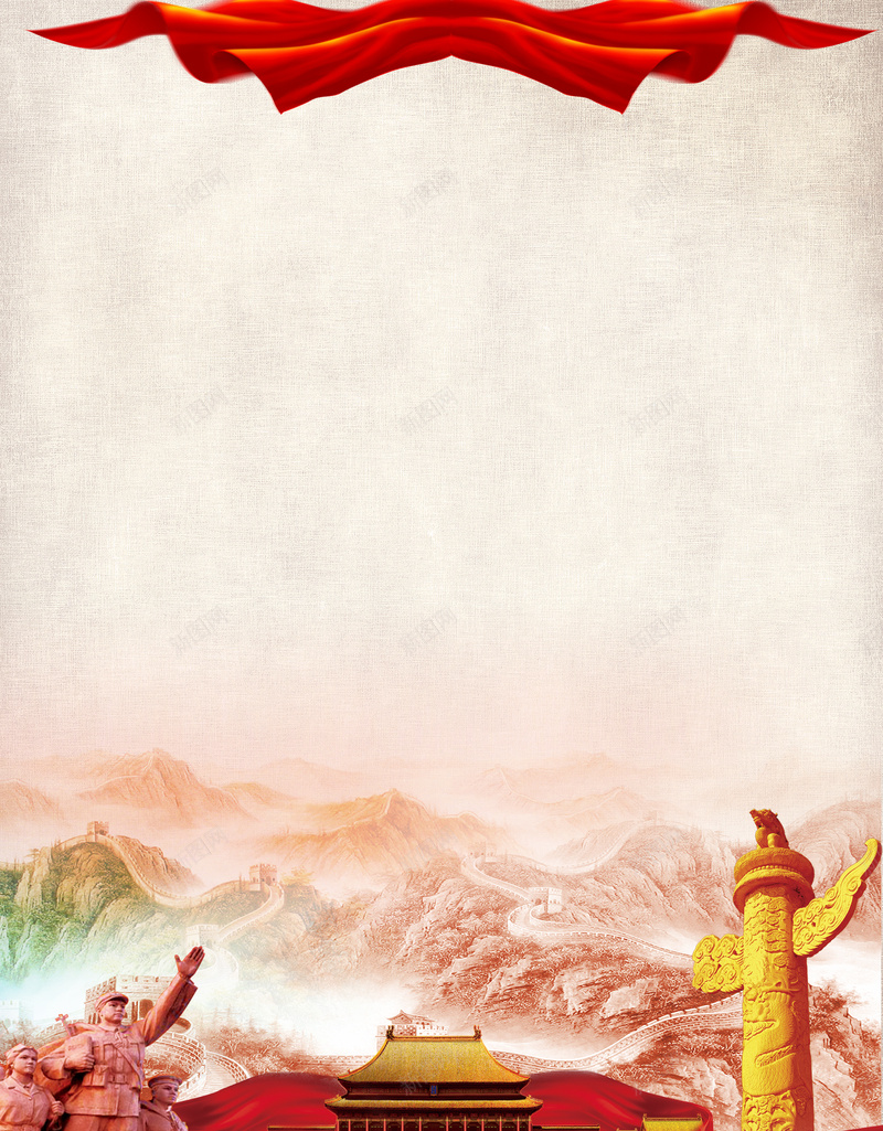 中国风大气山河建筑棕色背景jpg设计背景_新图网 https://ixintu.com 建军节 八一建军节 八一 建军大业 保家卫国 建军 阅兵 建军节背景 建军节图片 建军节晚会