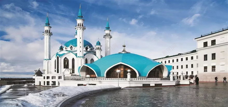 欧式建筑背景图jpg设计背景_新图网 https://ixintu.com 欧式 建筑 河 城堡 天空 的白云 海报banner 摄影 风景