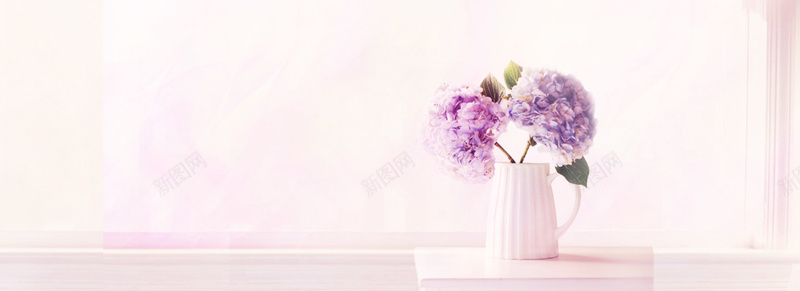 女装淘宝海报psd设计背景_新图网 https://ixintu.com 女装 薰衣草 花瓶 家居 淘宝背景 天猫 海报banner 文艺 小清新 简约