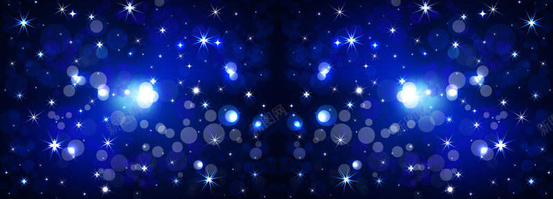 璀璨星光光点背景bannerpsd设计背景_新图网 https://ixintu.com 蓝色 璀璨 星光 光点 背景 banner 海报banner 其他